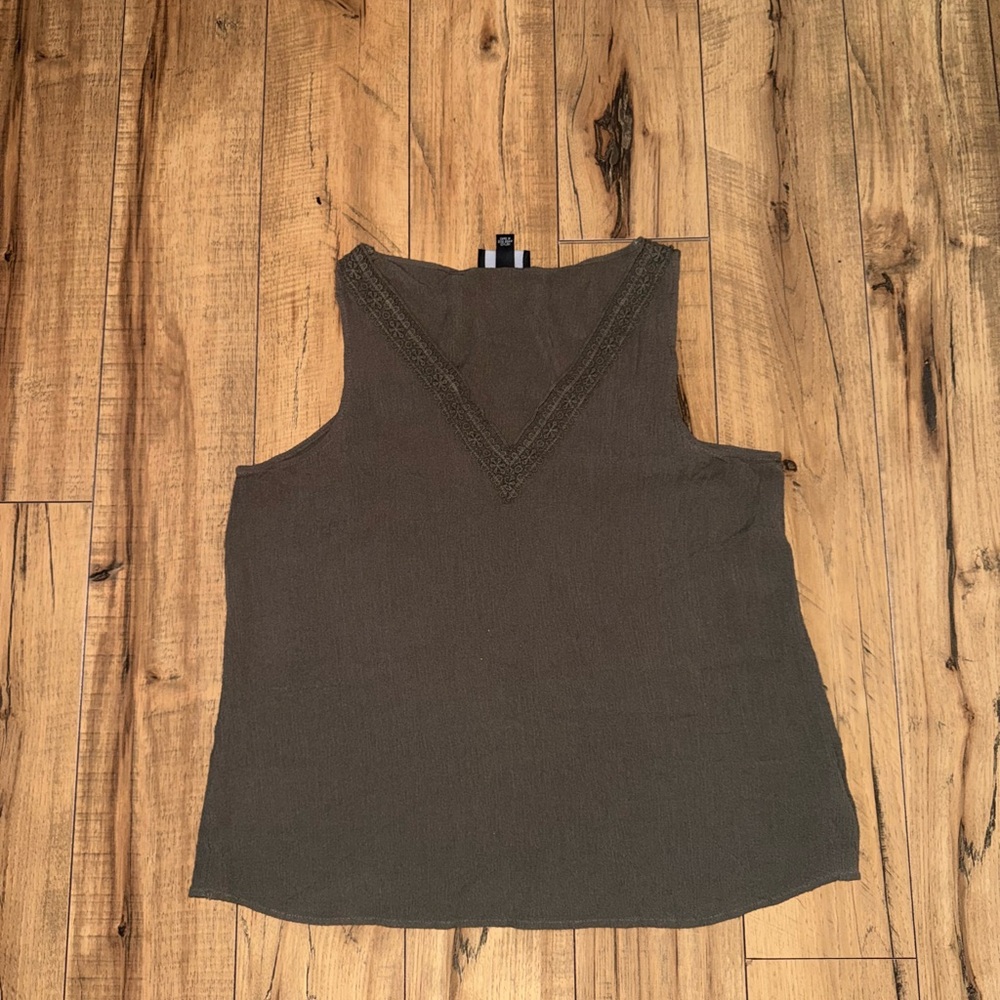 Green tank top